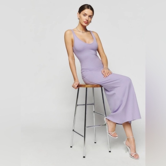 Reformation Tyra Scoop-Neck Maxi Knit Dress PETITE - Picture 4 of 10